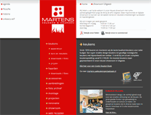 Tablet Screenshot of martenskeukens.nl